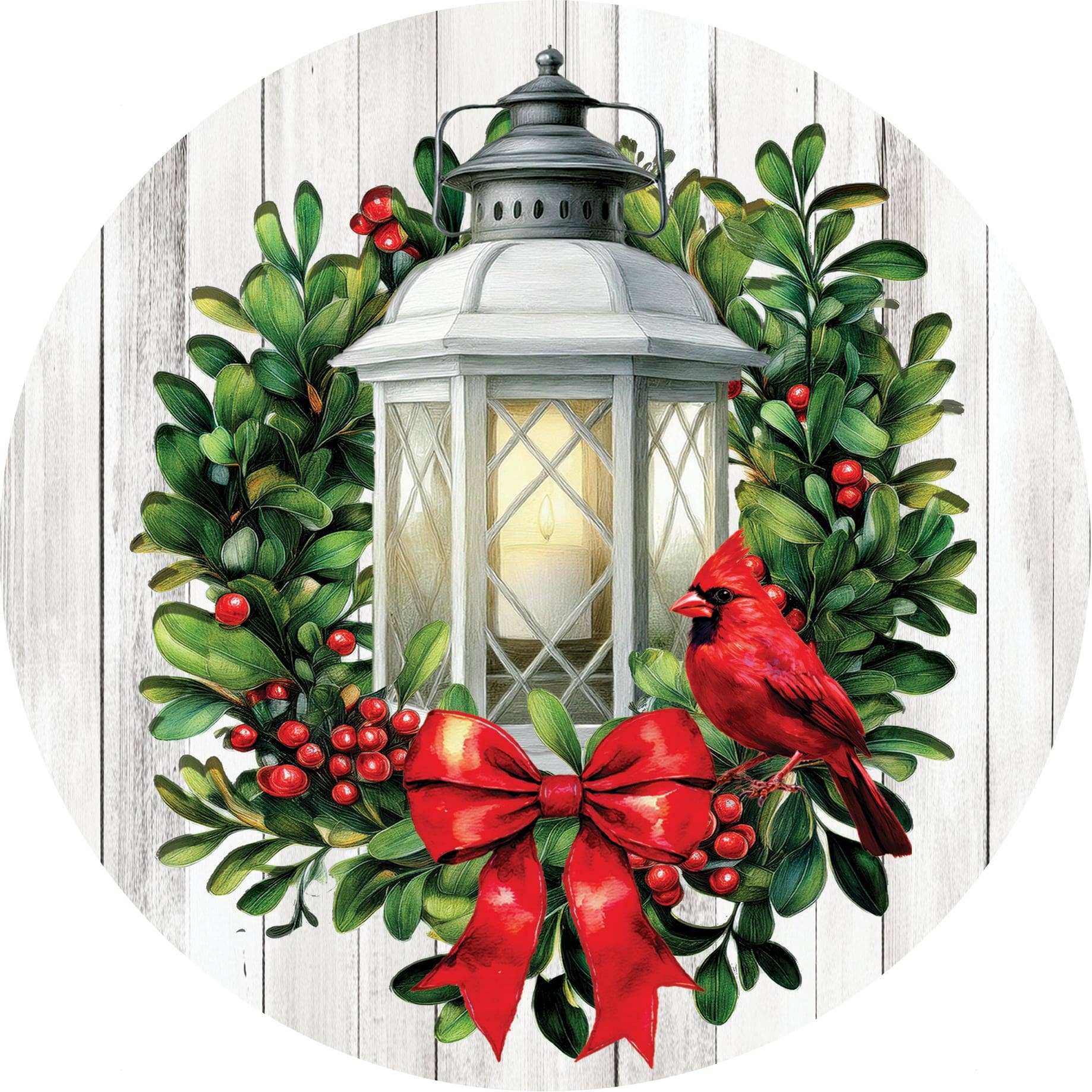 Custom Decor - Wholesale Stepping Stone - Stepping Stone-Cardinal Lantern0