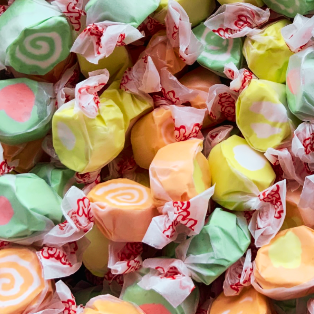 Captain Crazy’s Nuts and Fine Snacks - Wholesale Taffy - SALT WATER TAFFY Florida Sunshine State Mix2