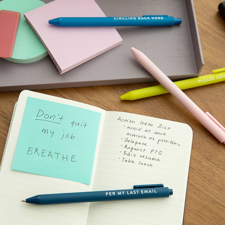 Brittany Paige - Wholesale Pen - Passive Aggressive Corporate Lingo Jotter Pen Set4