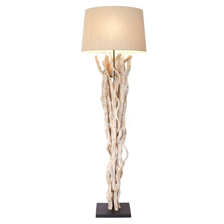 Sculpted Natural Vine Floor Lamp FL601 for wholesale by Continental Home