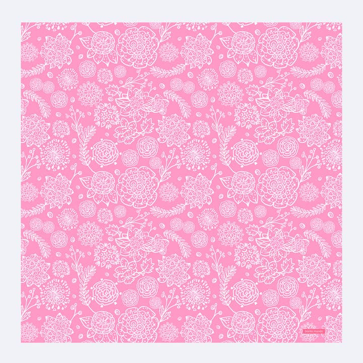 Bonito Mundo - Wholesale Scarf - Women's - Pink Spring - Natural silk scarf5