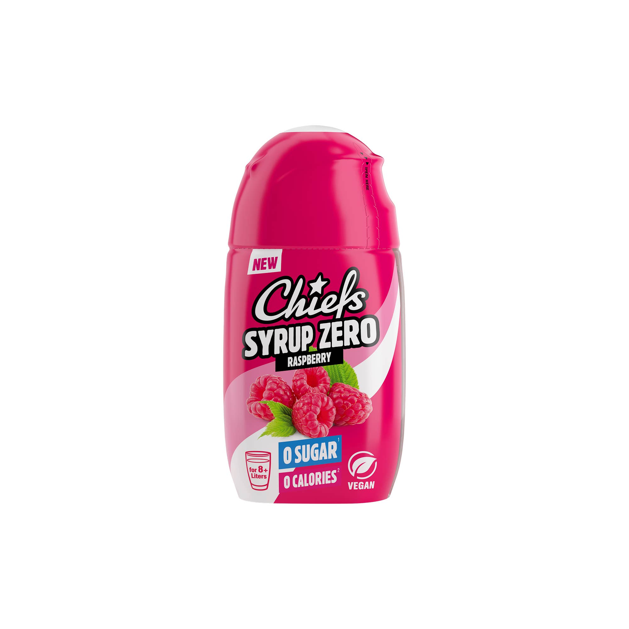 Chiefs - Wholesale Flavored Syrup - Chiefs Syrup Zero Raspberry 65ml