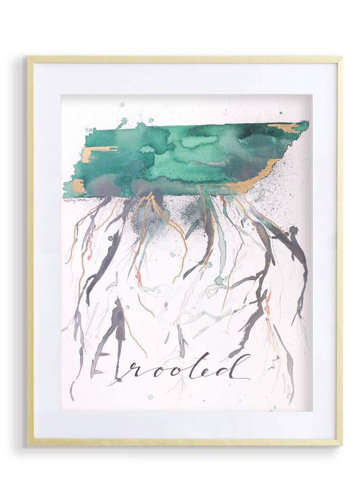 Tennessee Rooted Print for wholesale by Whitney Winkler
