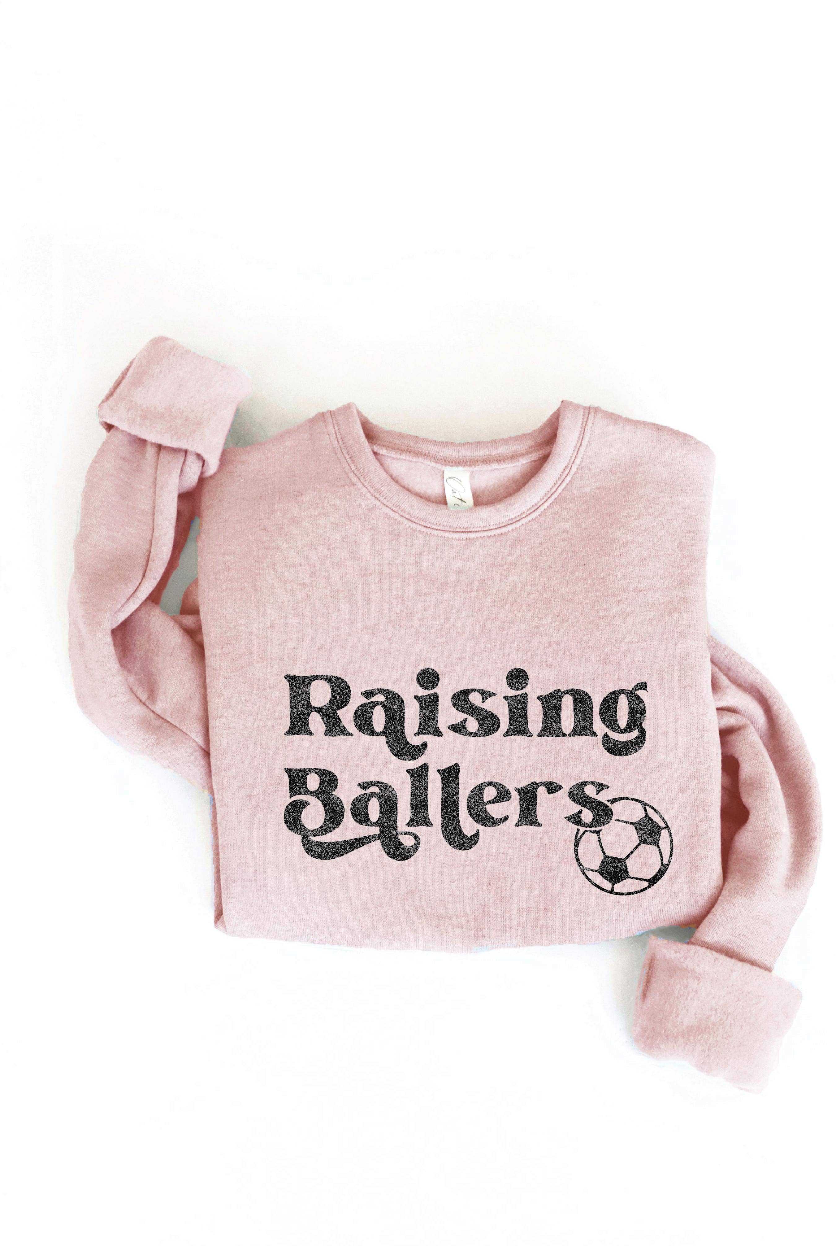 OAT COLLECTIVE - Wholesale Graphic Sweatshirt - Women's - RAISING BALLERS SOCCER Graphic Sweatshirt2