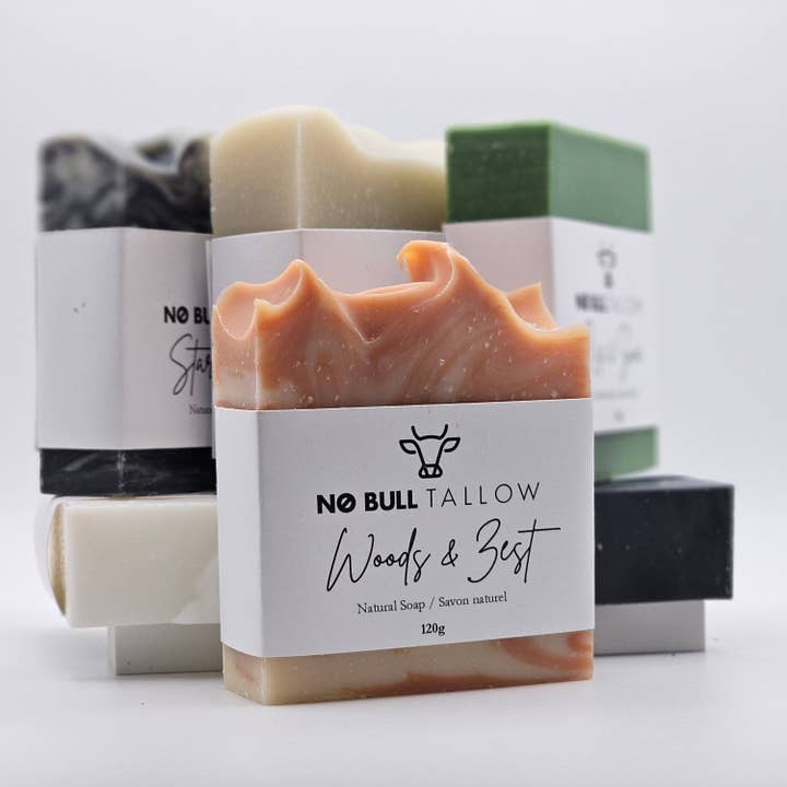 Tallow Soap Bar 4oz/120g for wholesale by No Bull Tallow