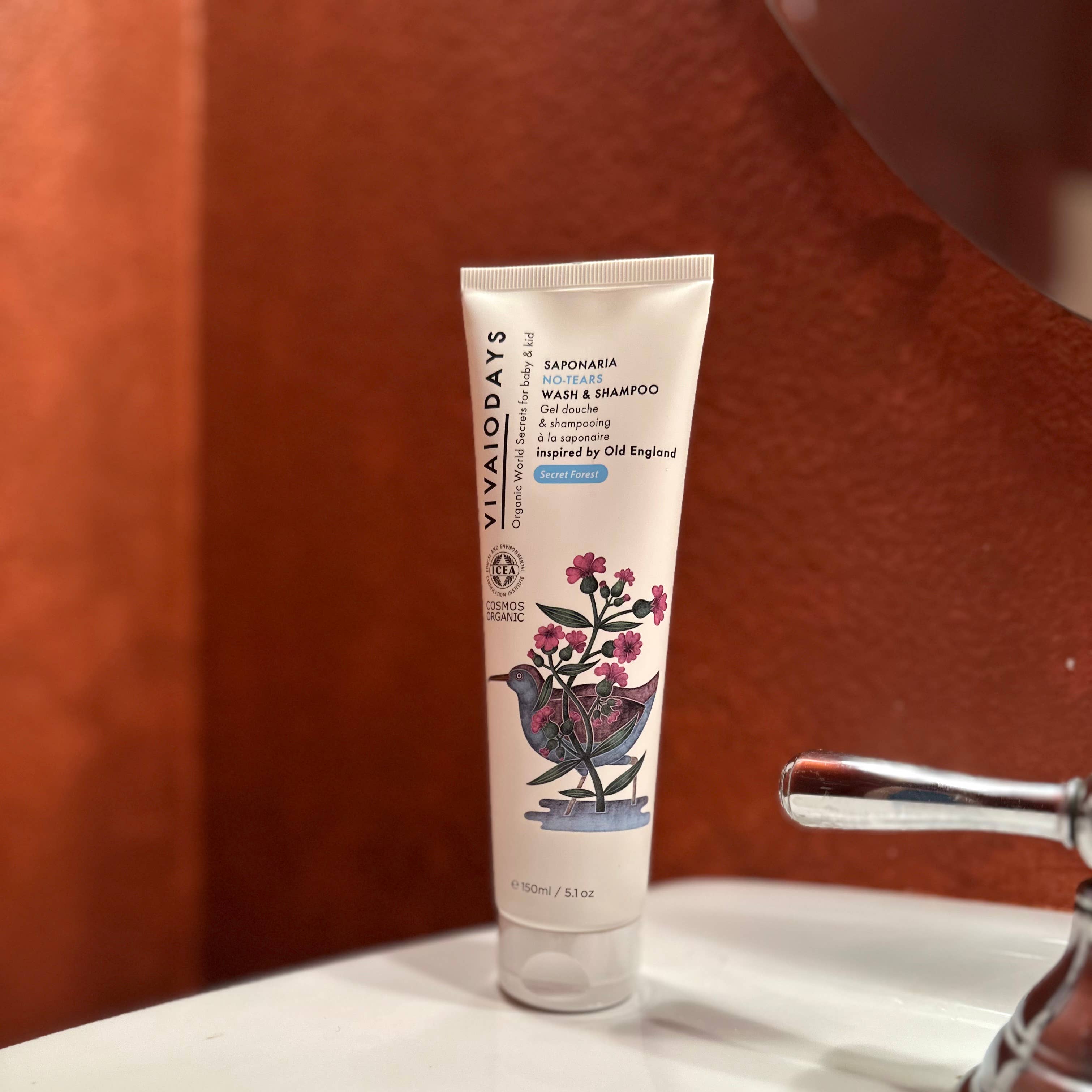 VIVAIODAYS - Wholesale 2-in-1 Shampoo & Body Wash - Baby - Saponaria 2-in-1 NO-TEARS WASH & SHAMPOO 5.1 Fl.Oz.5