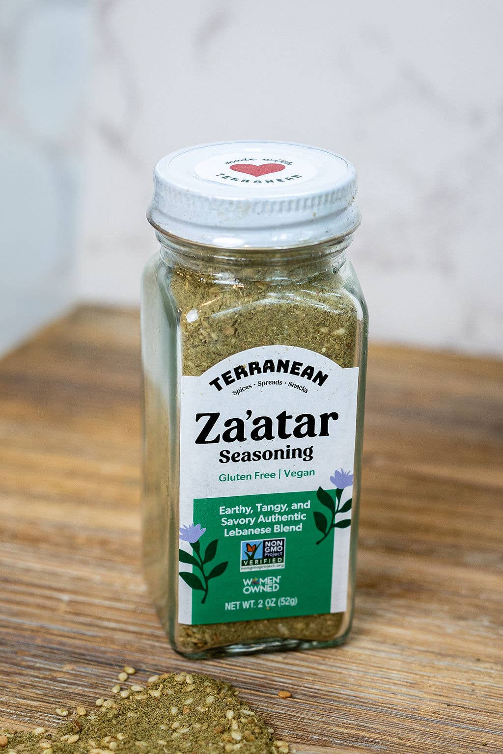 Terranean Herbs & Spices - Wholesale Dried Spice Mix - Za'atar Blend Shaker NEW LOOK!2
