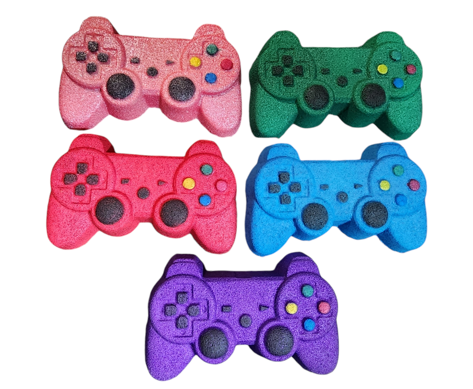 Fizz Bizz - Vente Bombe de bain/poudre effervescente pour le bain - Bombe de bain en forme de manette de jeu avec surprise1