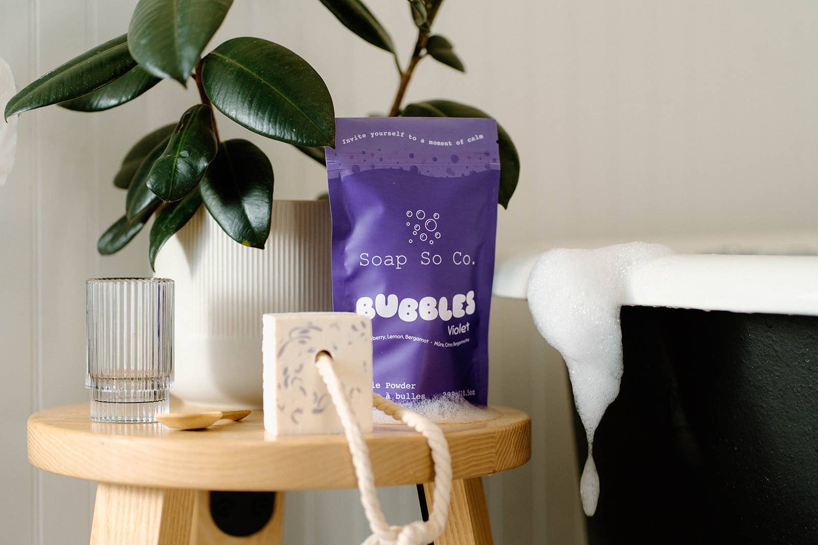 Soap So Co. - Wholesale Bath Soak/Milk - Violet Bubbles2