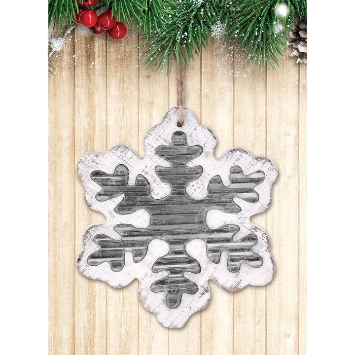 Land Snowflake 7" for engroshandel hos Sunset Vista Designs