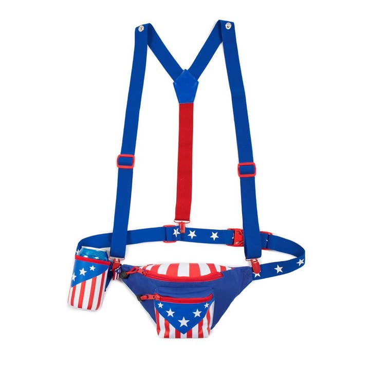 Tipsy Elves - Wholesale Heuptasje - Uniseks - USA heuptasje met cape