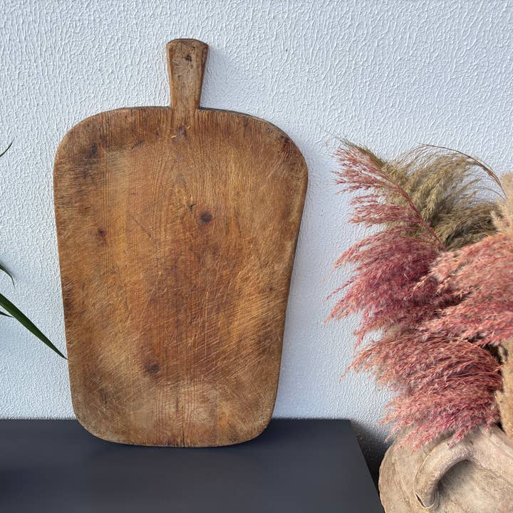 Großes Vintage-Holz-Brotbrett | Türkische rustikale Dekoration für den Großhandel von Rustic Remnents