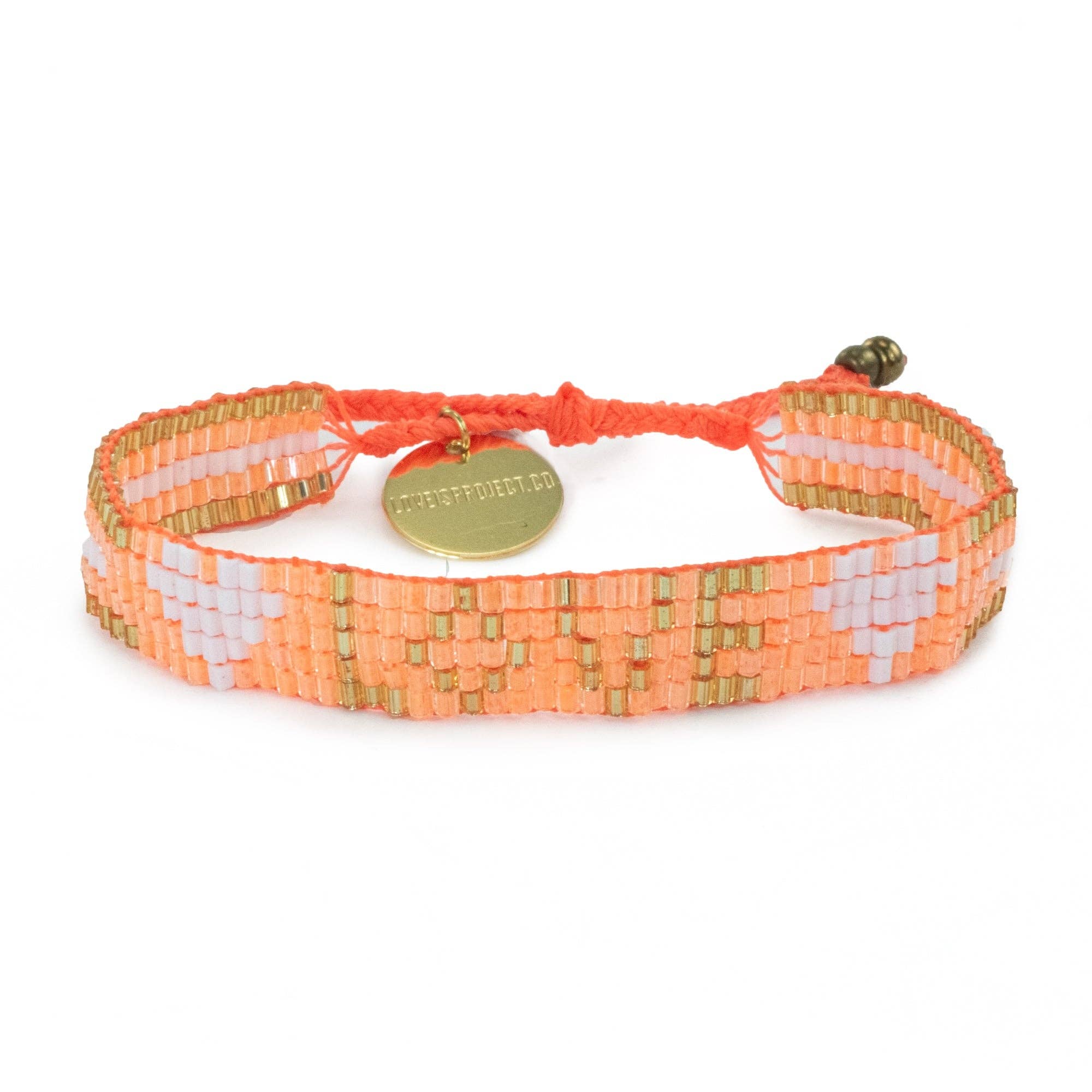 OH Dopamine Bond Bracelet in Solar Orange, Silver Finish – Outhouse  Jewellery