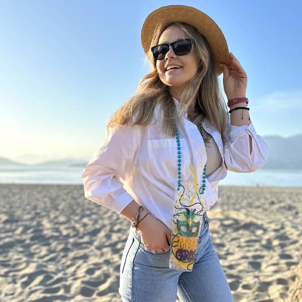 NeckSip - Wholesale Party Favor - Mardi Gras - Draagbare drinkzakjes (16 oz | 2-pack)22