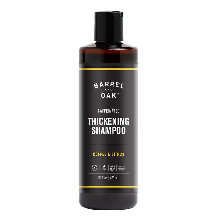Gentlemen's Hardware - Wholesale Hair Shampoo - Caffeinated Thickening Shampoo - Coffee & Citrus 16 oz