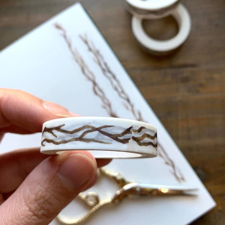 The Creeping Moon - Wholesale Washi Tape - Branches 10mm washi tape1
