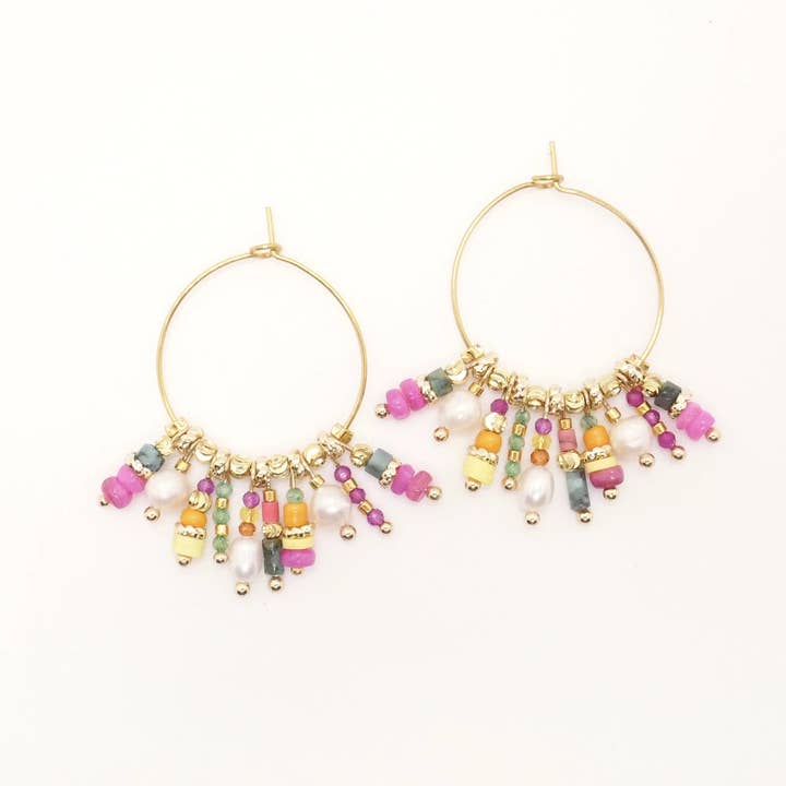 Pendientes Grace multicolor para venta al por mayor de Cloralys