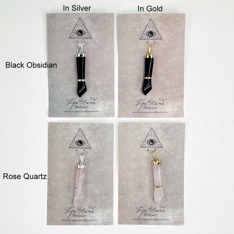 Rock Paradise - Wholesale Individual Charm/Pendant - Crystal Figa Hand Pendant2