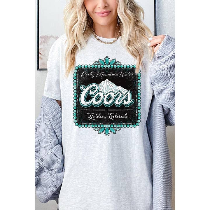 COLORBEAR - Wholesale Tunic - Women's - COORS ROCKY MOUNTAIN WATER,GOLDEN COLORADO HEAVY COTTON