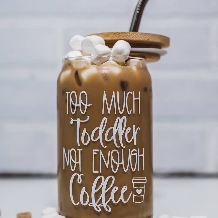 FriendlyAdventures - Wholesale Drinking glass/cup - Too Much Toddler - Beer Can Glass