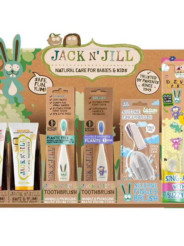 Children's Oral Care Counter Display for wholesale by Jack N' Jill Kids