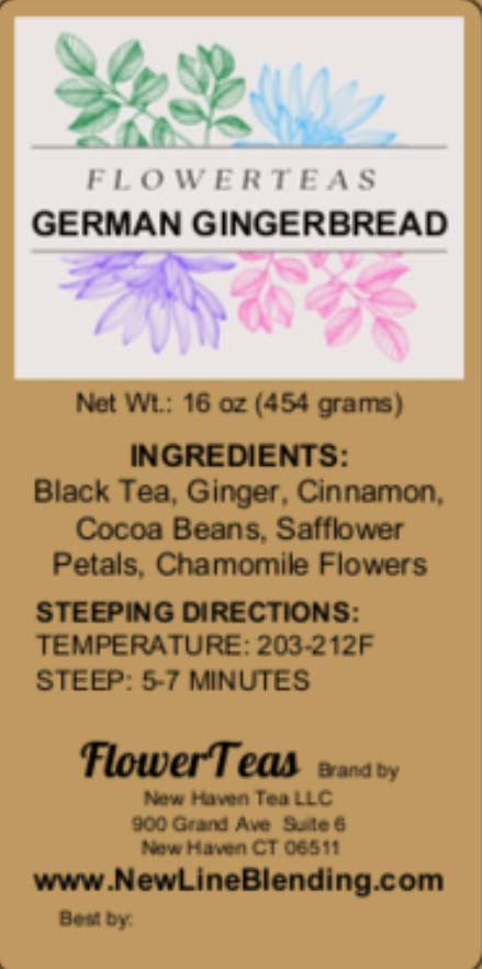 FlowerTeas – Engroshandel Løs te – Løsbladet te i løs vægt 1 lbs Kommerciel brygning Fødevareservice45