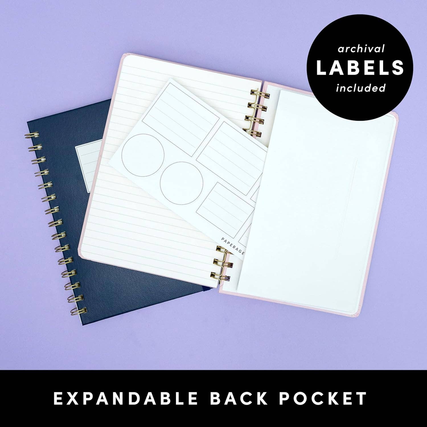 Paperage – wholesale Anteckningsbok – Spiralbunden inbunden anteckningsbok med linjerade sidor16