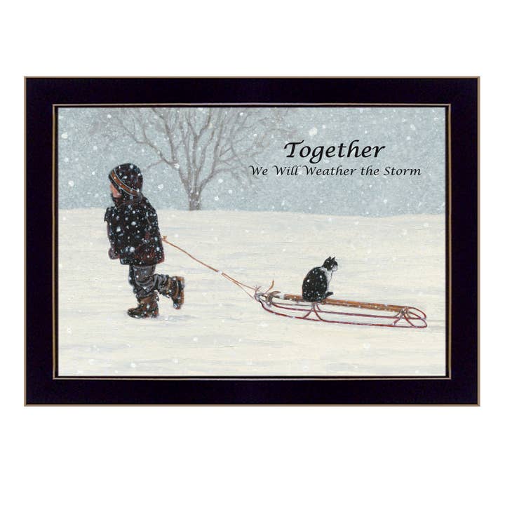 « Together » de Bonnie Mohr, art mural imprimé, prêt à être accroché pour la vente par Trendy Decor 4U
