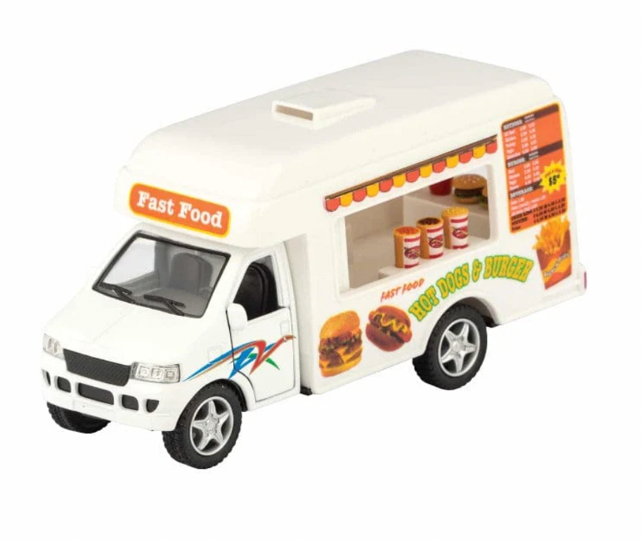 Luna Die-cast Cars - Wholesale Toy Car/Truck - Kids - 5" FASTFOOD TRUCK Die Cast Car1