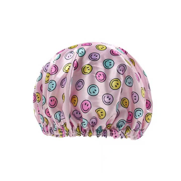 Mavi Bandz - Wholesale Sleep cap / bonnet – kids - Karma Smiley Satin Hair Bonnet Sleep Anti Frizz Adjustable1
