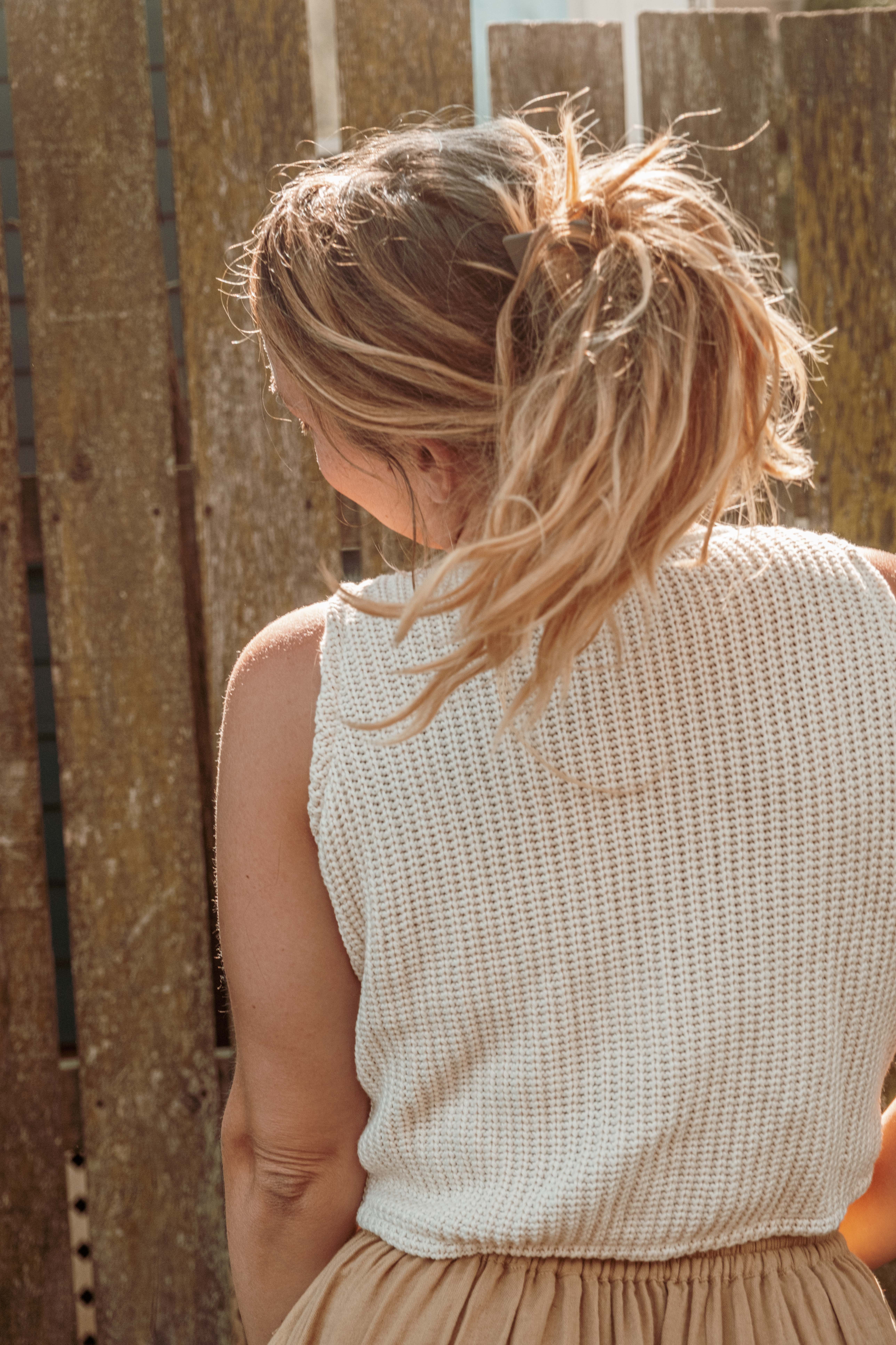 Gardenbelle Shop – Großhandel Bluse – Damen – 100 % Bio-Baumwoll Crop Sweater Weste mit Bindeband im Boho-Stil10