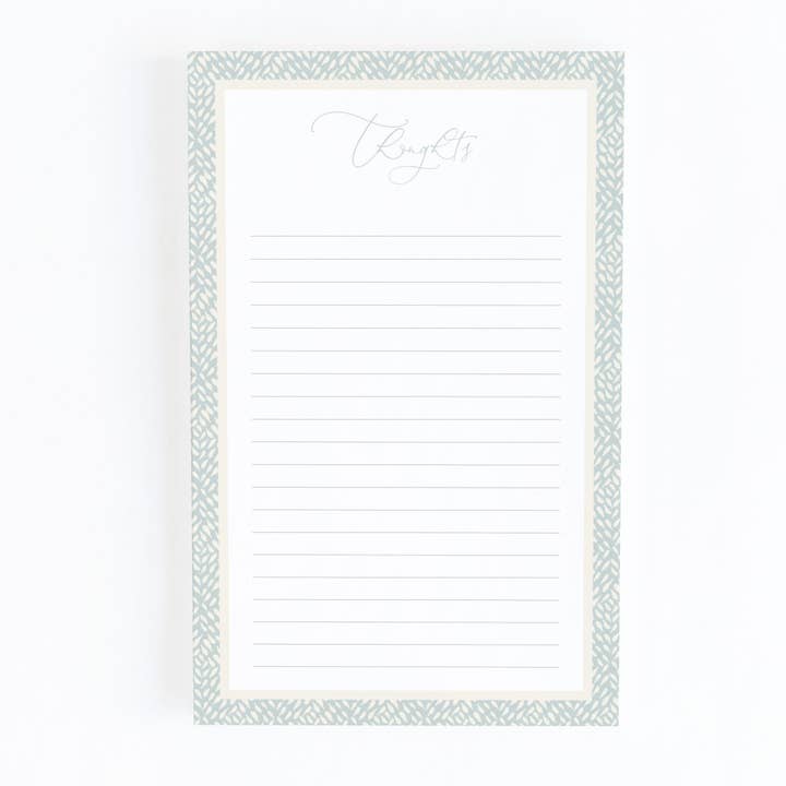 Diamond Thoughts Lined Notepad with 52 Sheets for wholesale by Beth Schneider Designs, LLC