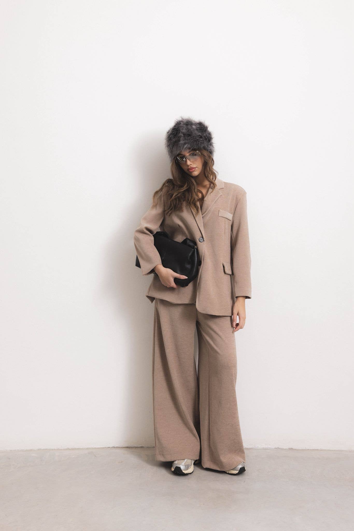 ADORA – wholesale Pants – Women's – Palazzo pants in chenille2