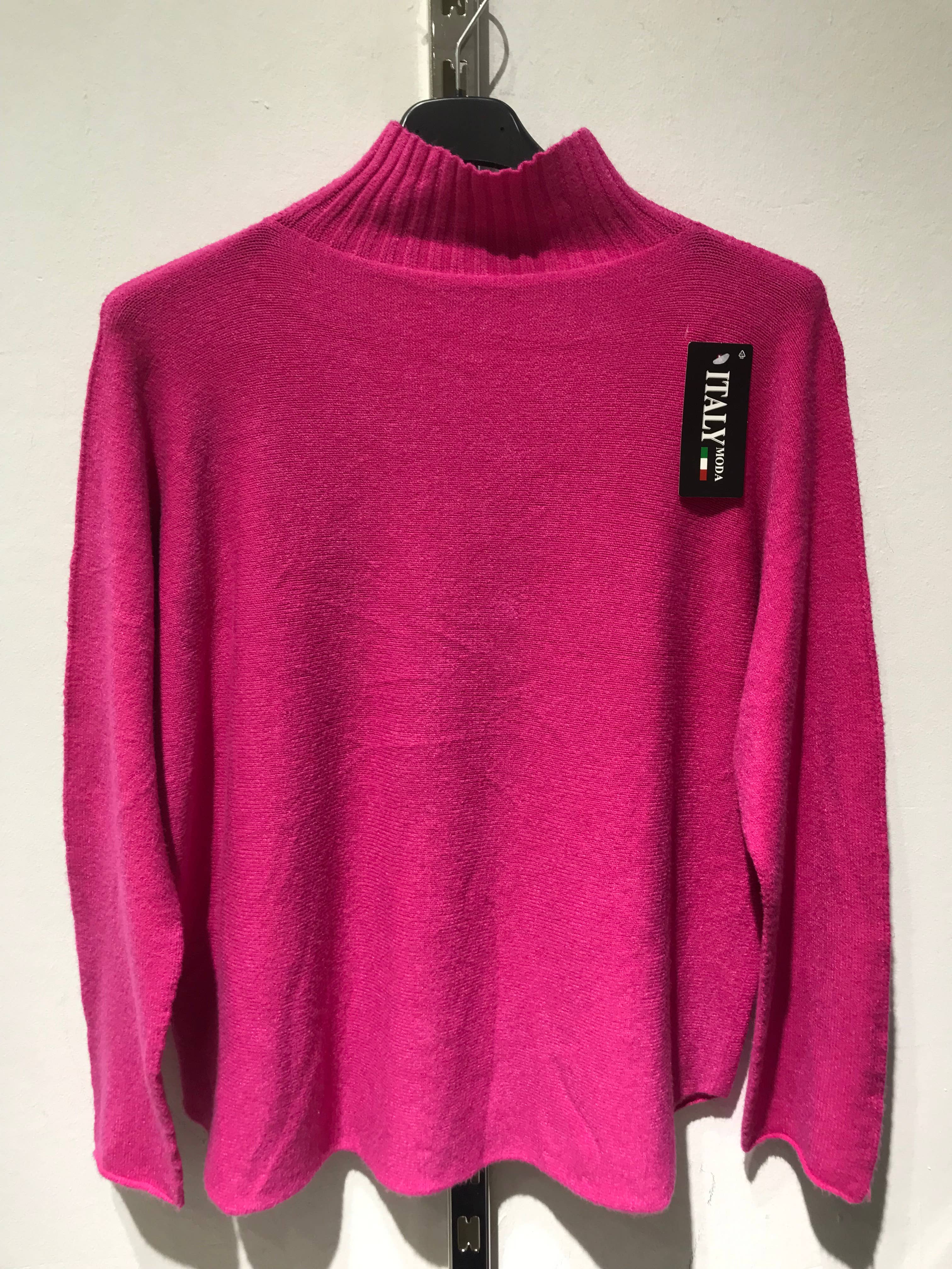 Only Yuan - Wholesale Knit Sweater - Women's - ref8010 half-neck jersey