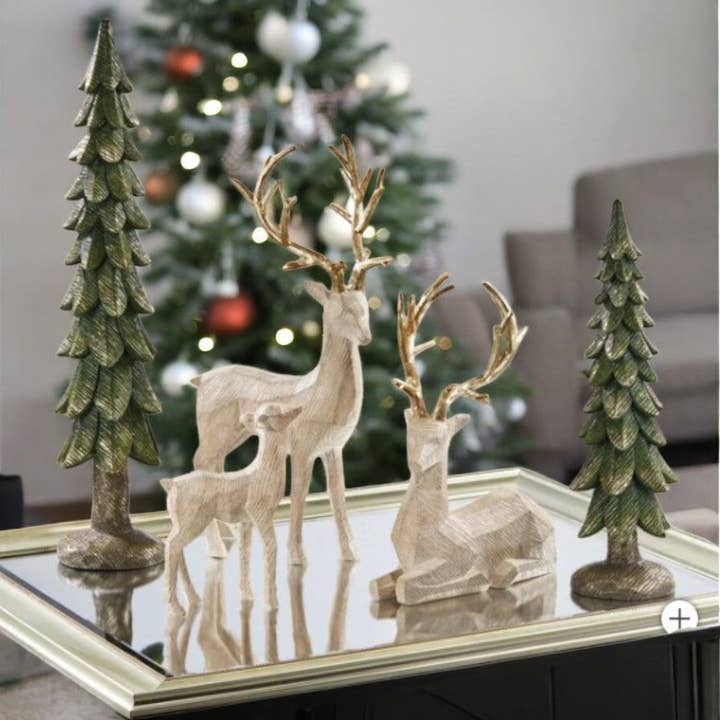 Holiday Deer Family with Trees, Set of 5 and other Purchase Wholesale deer apples. Free Returns & Net 60 Terms on Faire trending on Faire.