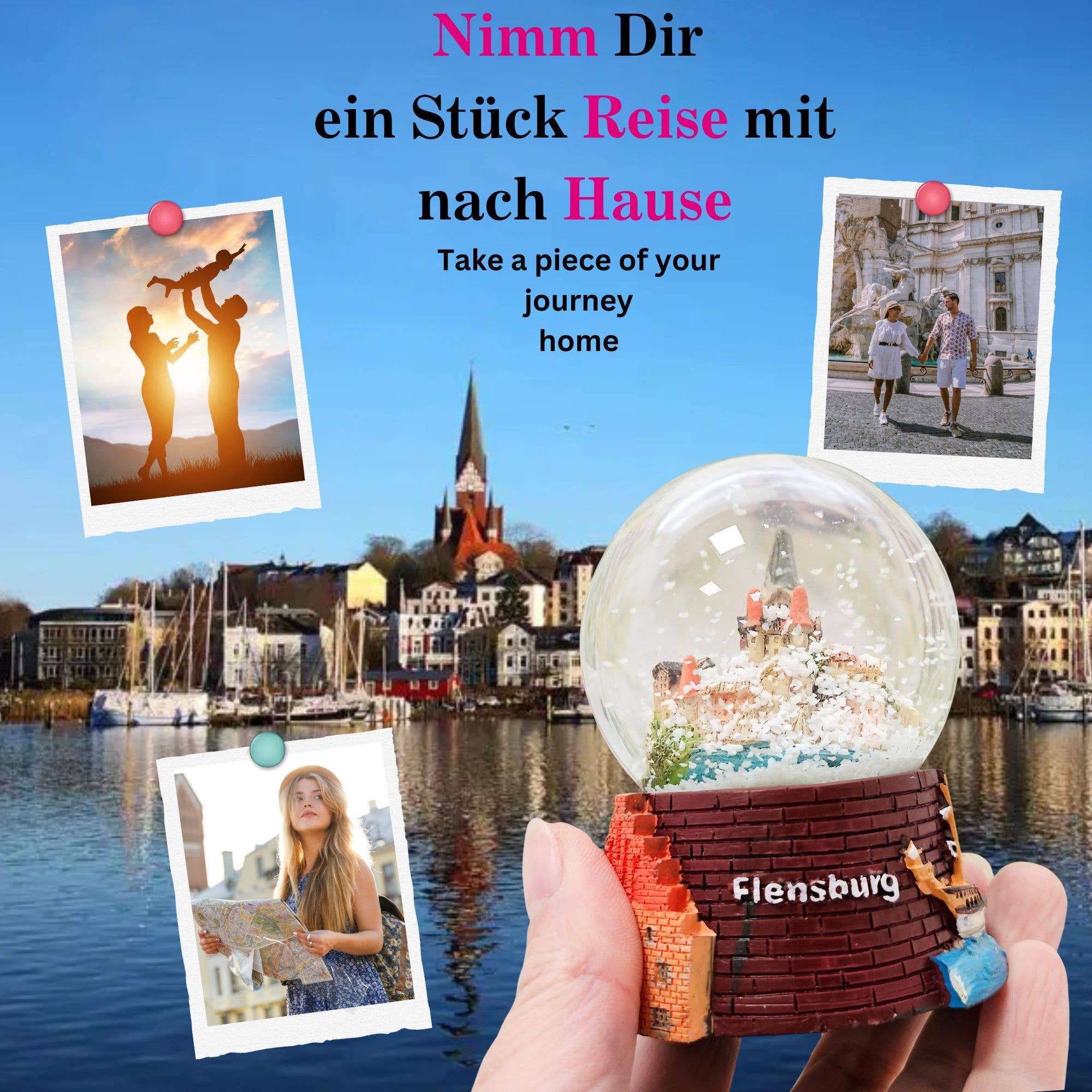Schneekugelhaus - Wholesale Snow Globe - Souvenir Snow Globe Flensburg2