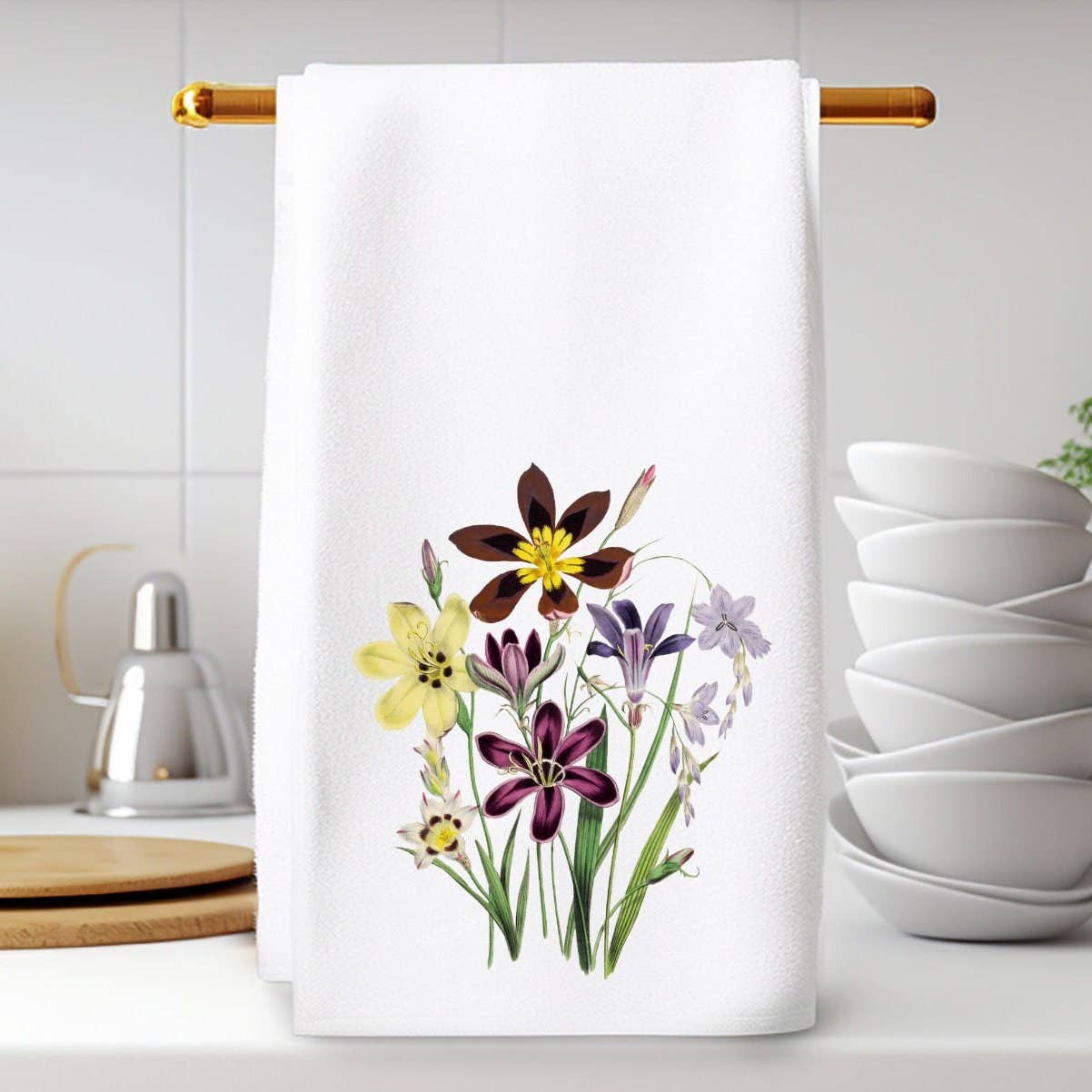 Fernville Creations - Wholesale Hand Towel - Wildflower Floral Hand Towels for Bath and Kitchen2