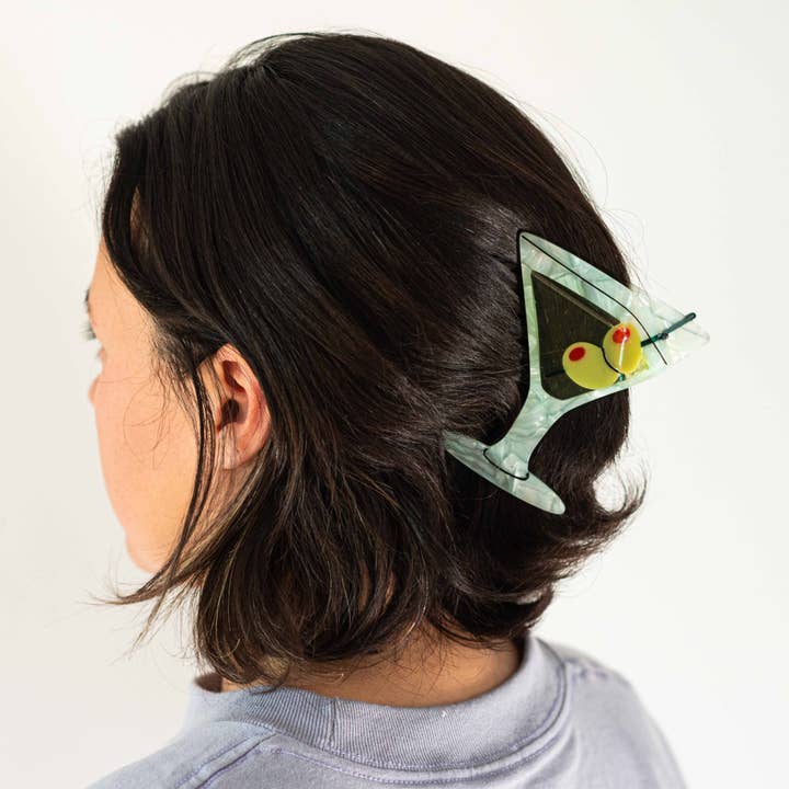 Jenny Lemons - Wholesale Hair Clip - Women's - Large Martini Hair Claw Clip