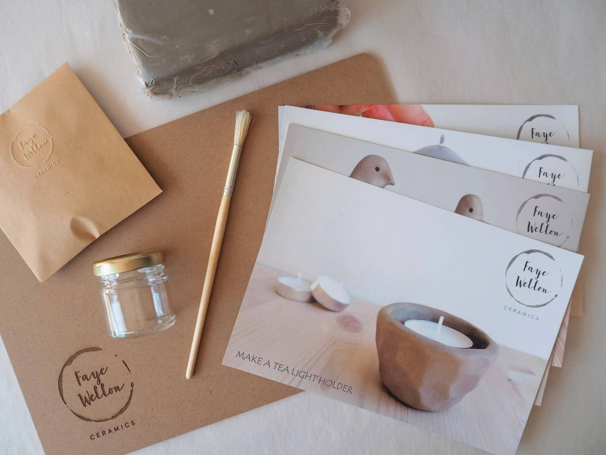 Faye Wellon Ceramics - Wholesale DIY Craft Kit - Pottery Starter Kit - 2 Person Kit2