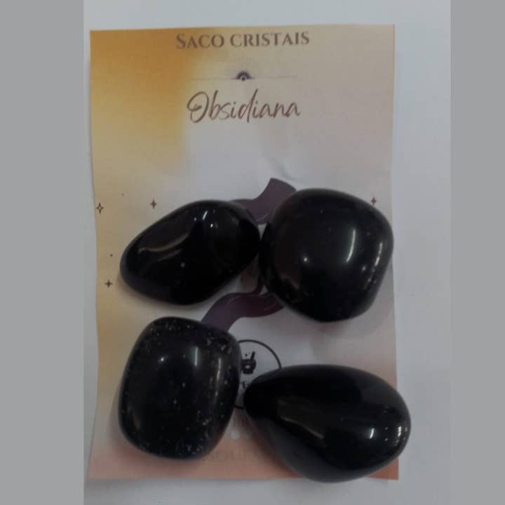 Påse med Obsidian Stones 100G för wholesale av EMTUACASA