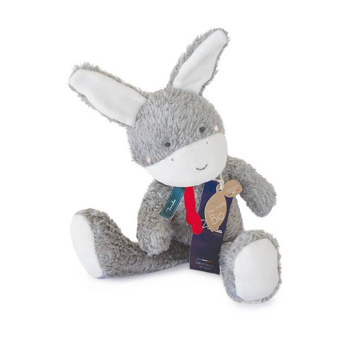 Donkey plush - 30 cm for wholesale by MAÏLOU TRADITION