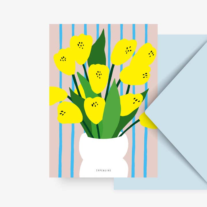 Postcard / Tulips for wholesale by typealive