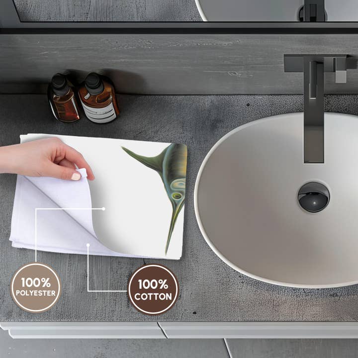 3dRose - Wholesale Bath Towel - 3dRose, Vintage Illustration Of A Swordfish, Towel3