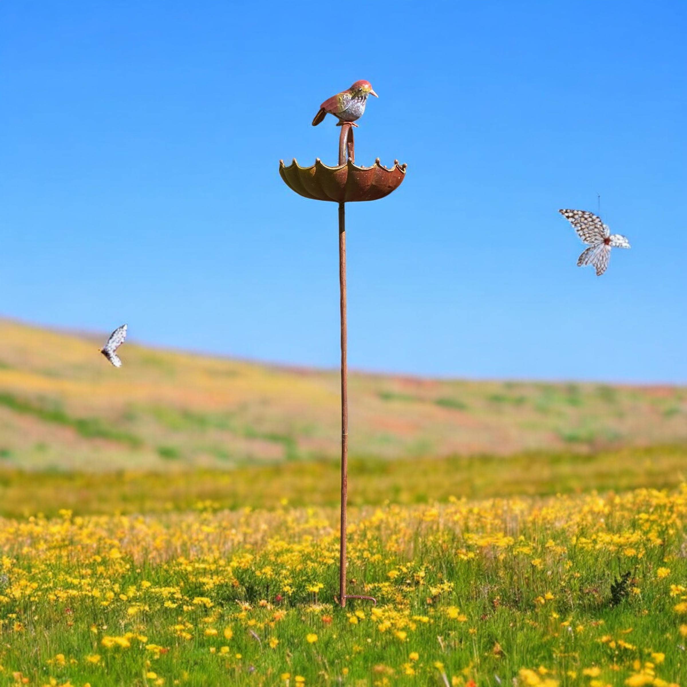 Minster Stylish Living Ltd – wholesale Bird feeder – 50" Metal Birdfeeder Stake