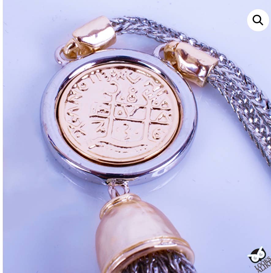 My Best Kept Jewelry - Vendita all'ingrosso Collana con ciondolo/pendaglio - Collana con moneta con nappa1