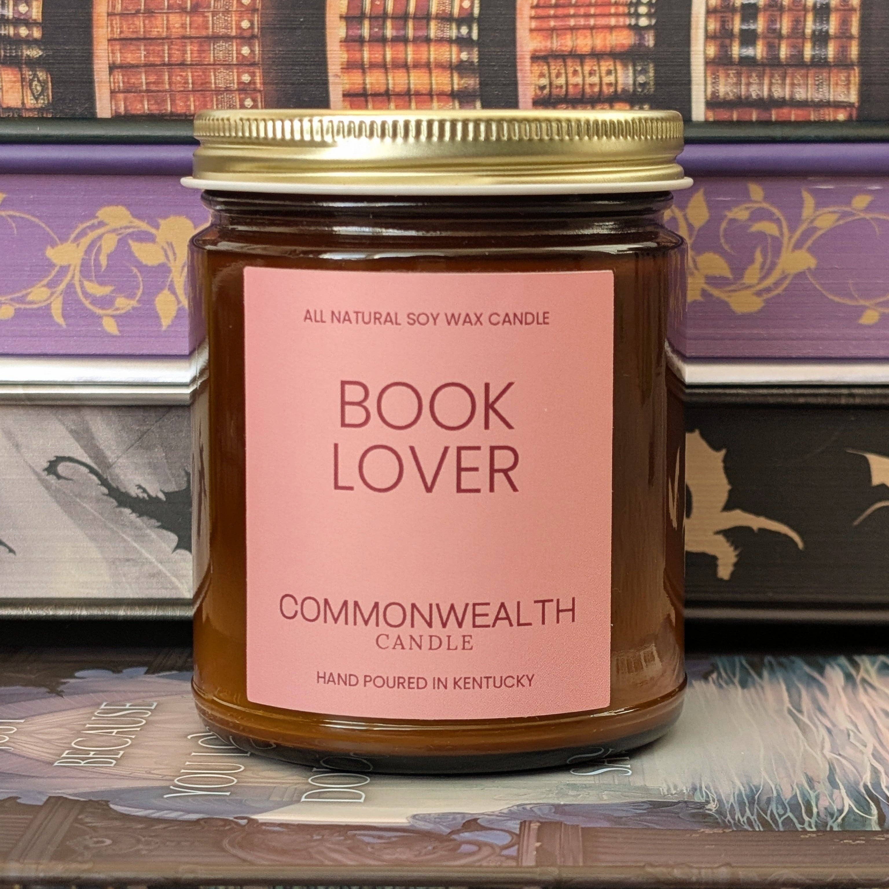Commonwealth Candle - Wholesale Jar/Filled Candle - Book Lover1