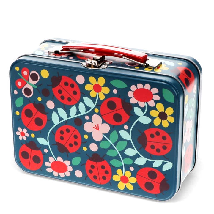 Bobangles - Wholesale Food storage container - Rex London Tin Case - Ladybird1