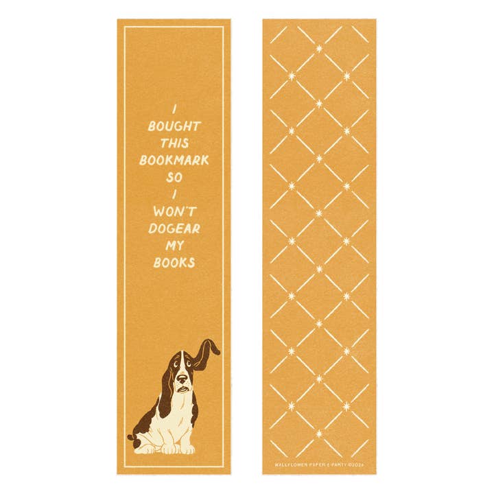 Dog-eared Bookmark for wholesale by Wallflower Paper & Party