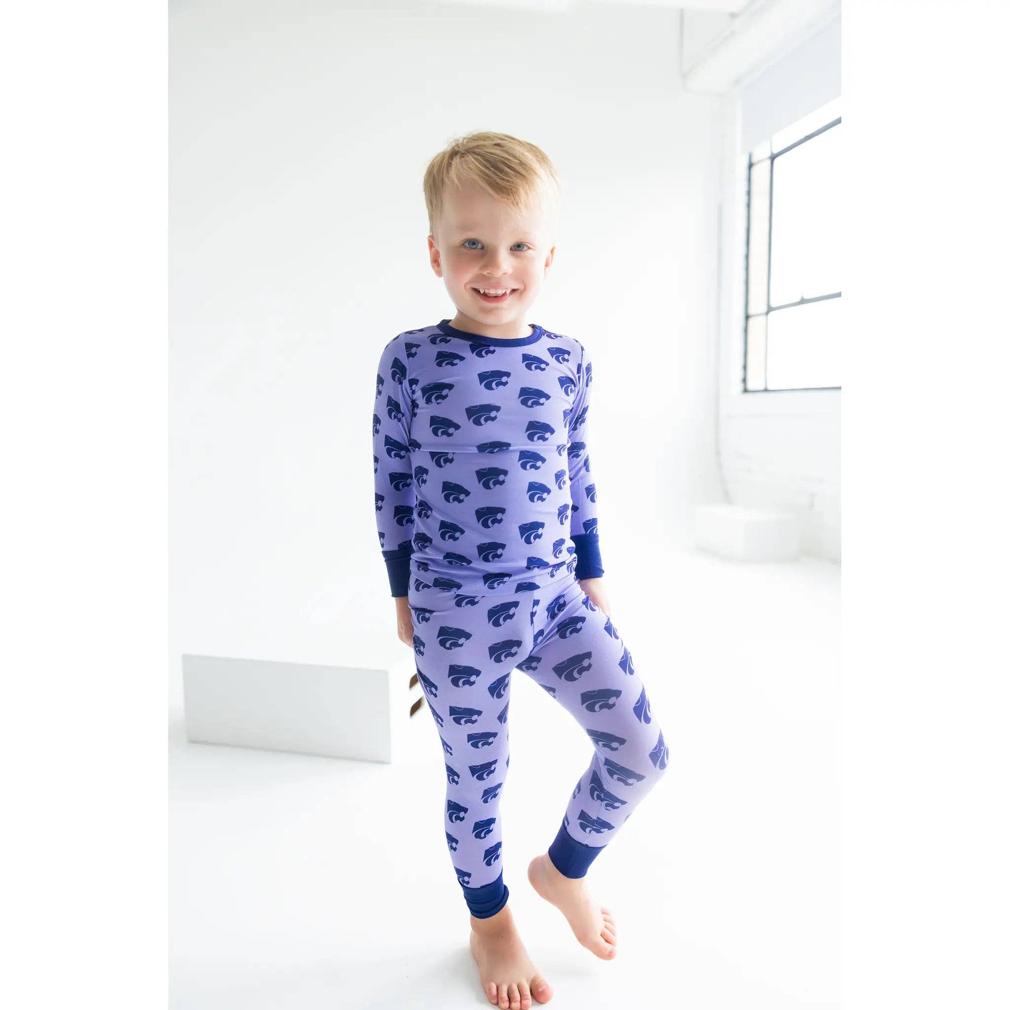 Tailgate Tikes - Wholesale Sleepwear Set - Kids - Kansas State Wildcats Two-Piece Pajama Set6
