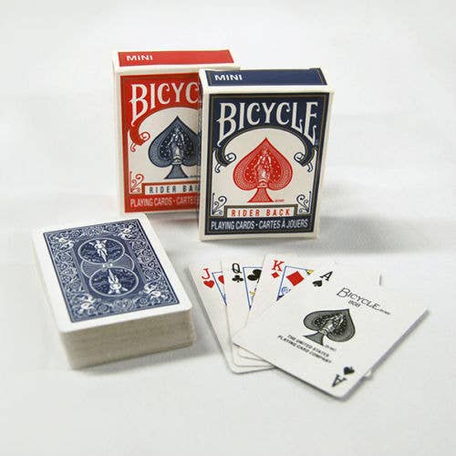 Cardshouse - Vendita all'ingrosso Carte da gioco - Mini mazzo di carte Bicycle Rider Back (rosso)